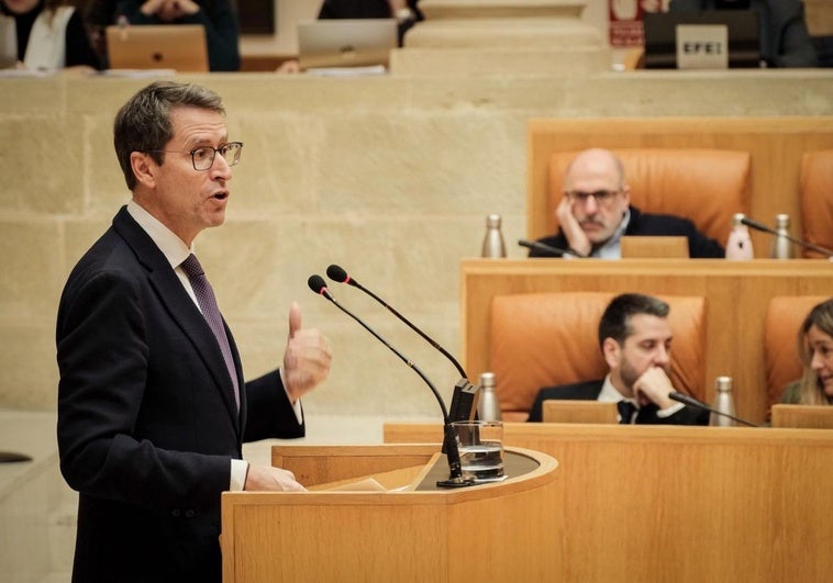 El presidente, en el pleno de esta mañana