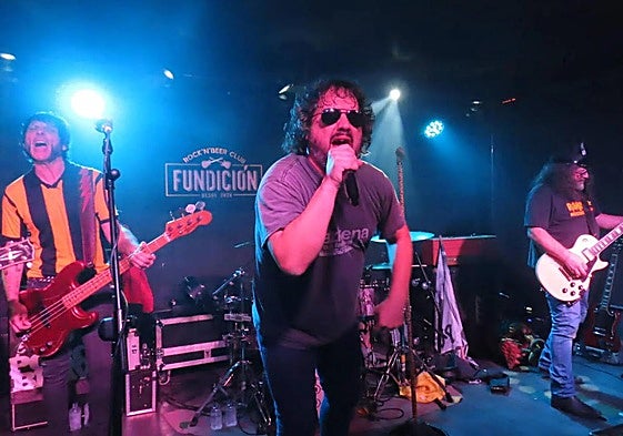 Porco Bravo, durante su concierto en la sala Fundición, en Actual 2023.