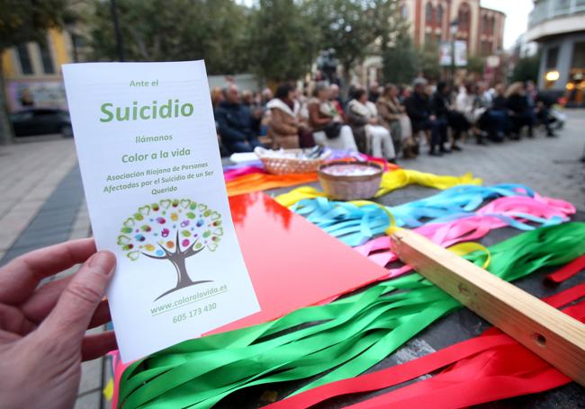 Acto celebrado por Color a la Vida en Logroño, en noviembre del pasado año, con motivo del Día Internacional del Superviviente.