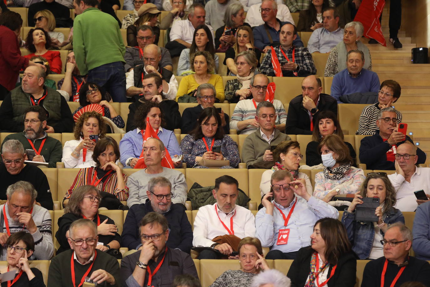 La intervención de Pedro Sánchez en el Congreso Regional del PSOE riojano, en imágenes