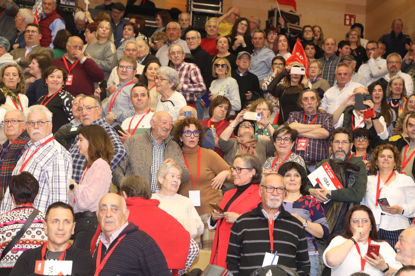 La intervención de Pedro Sánchez en el Congreso Regional del PSOE riojano, en imágenes