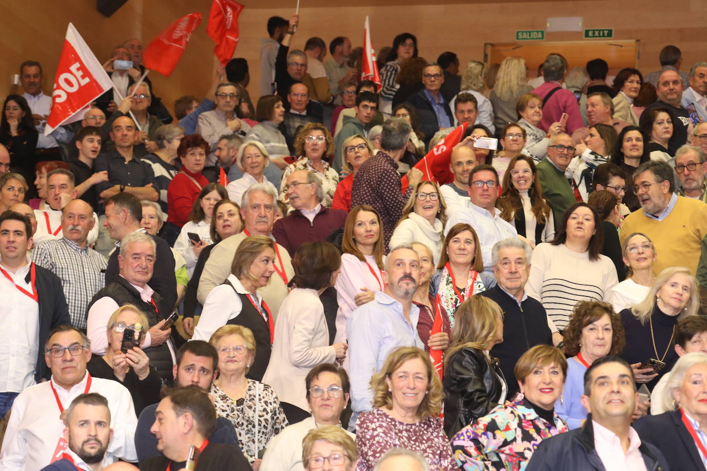 La intervención de Pedro Sánchez en el Congreso Regional del PSOE riojano, en imágenes