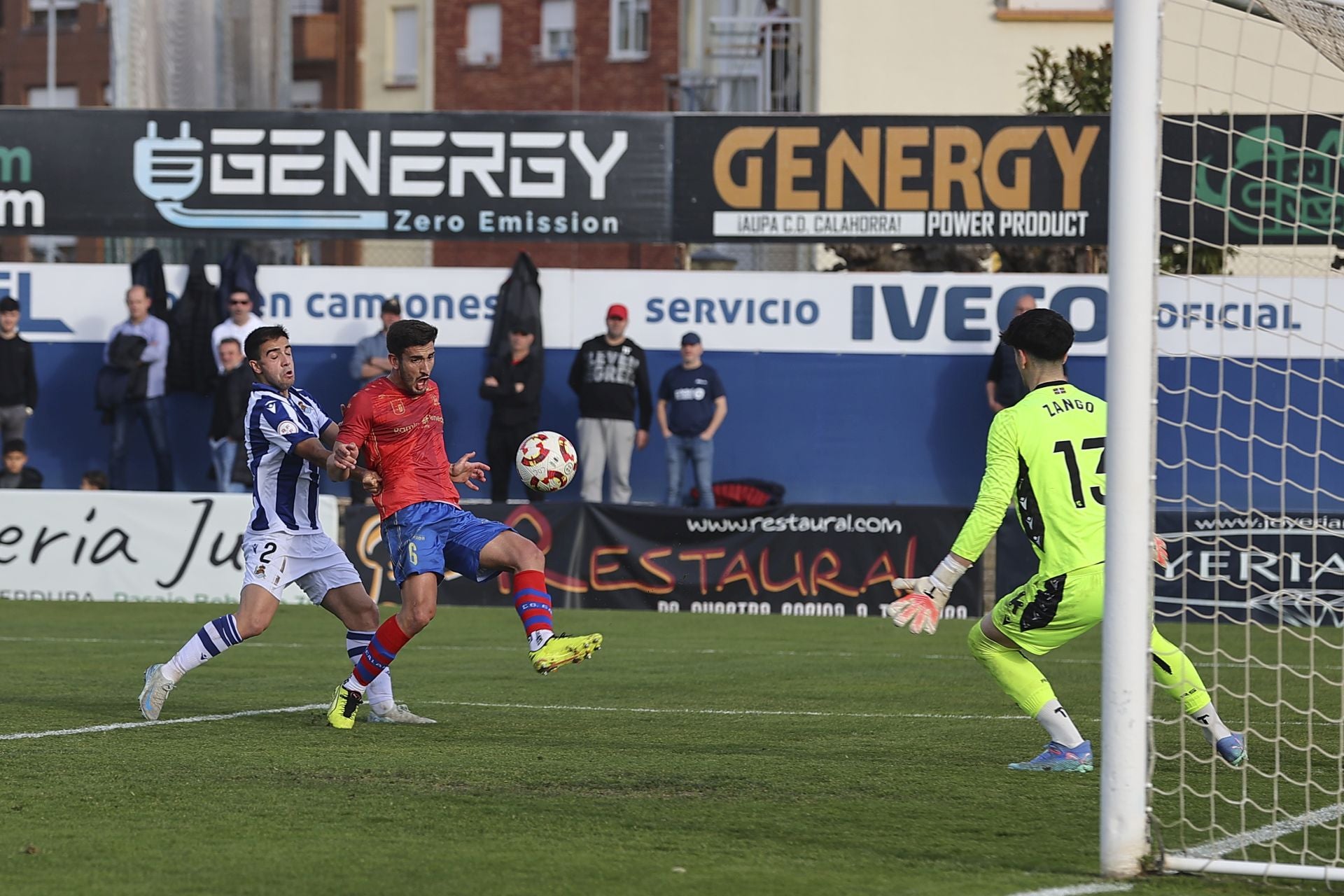 Las imágenes del Calahorra-Real Sociedad C
