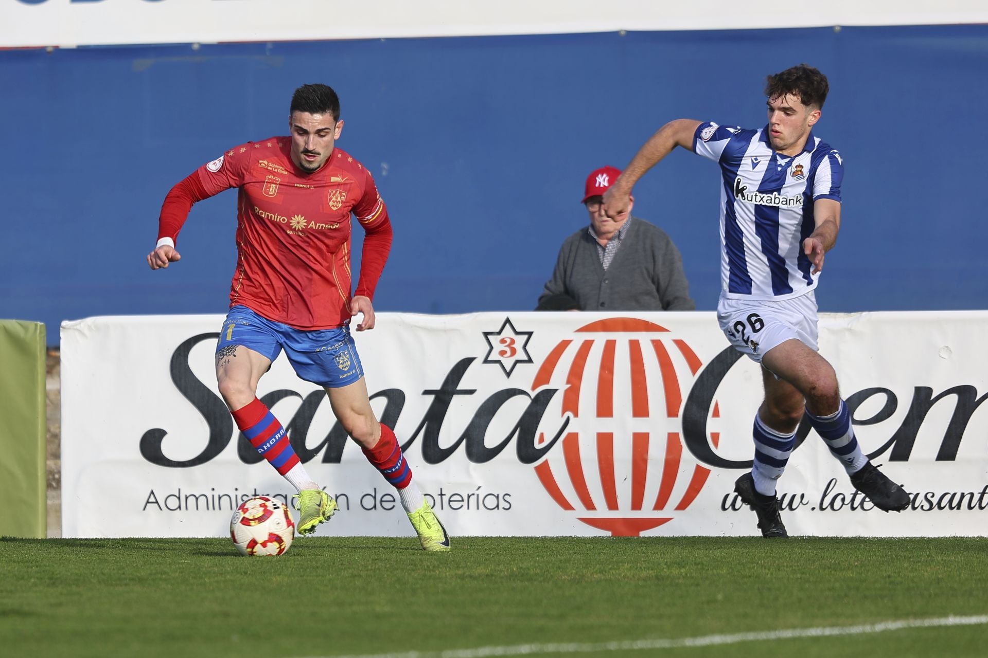 Las imágenes del Calahorra-Real Sociedad C