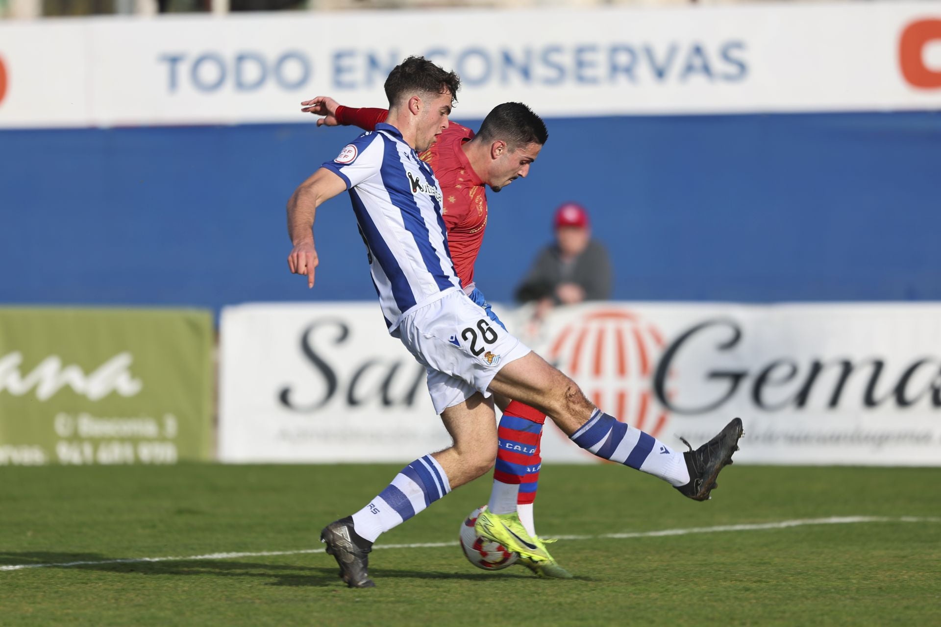 Las imágenes del Calahorra-Real Sociedad C