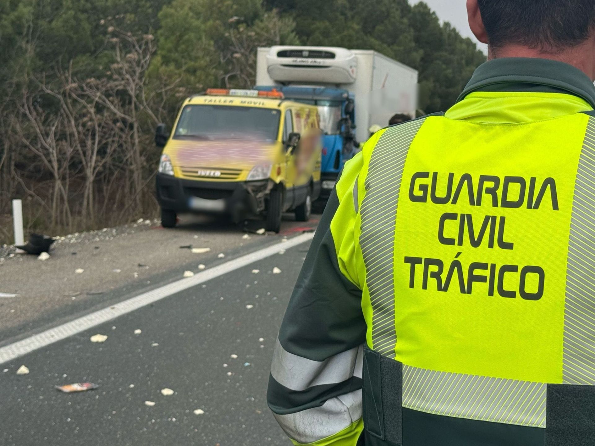 Muere un operario de asistencia en carretera, vecino de Calahorra, atropellado en la A-15, en Navarra