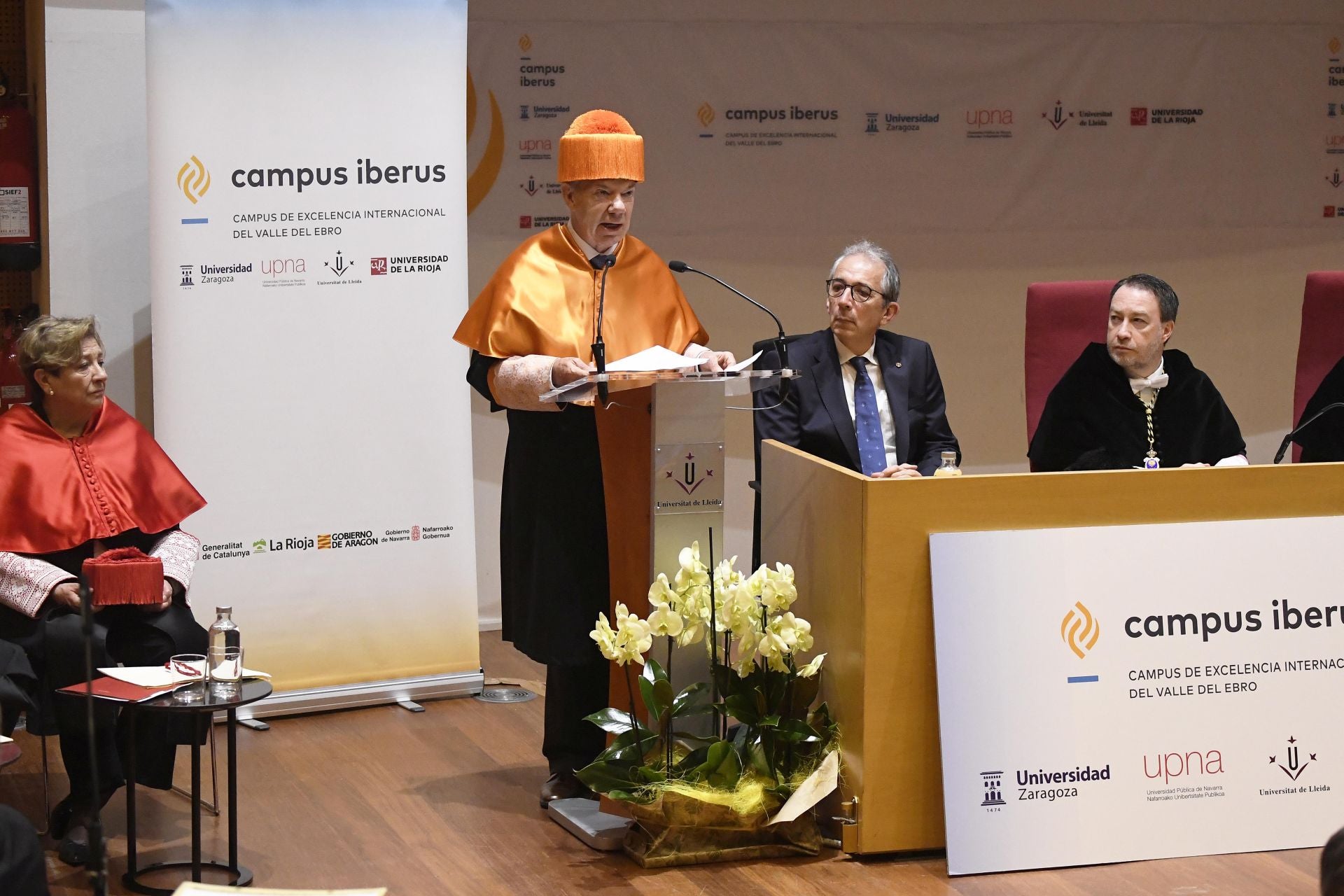 Juan Manuel Santos, investido primer doctor &#039;honoris causa&#039; conjunto de Campus Iberus