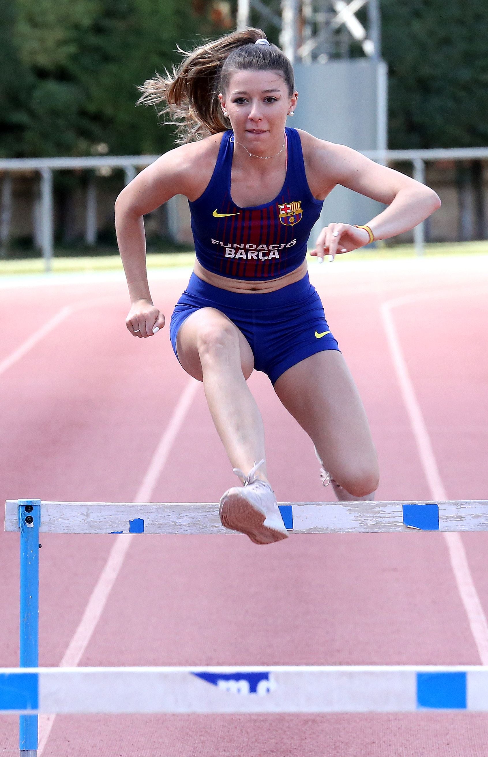 La logroñesa Elba Parmo bate el récord autonómico en el Nacional