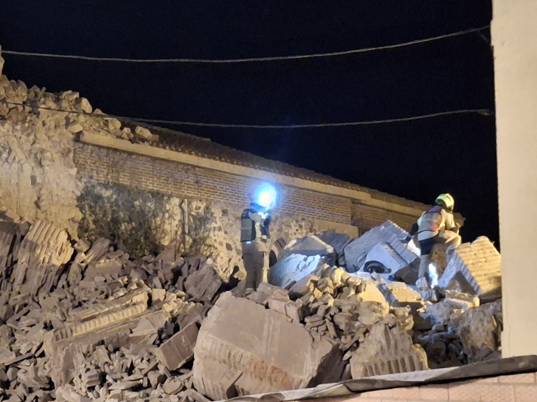 Viguera lamenta la caída de la torre de su iglesia