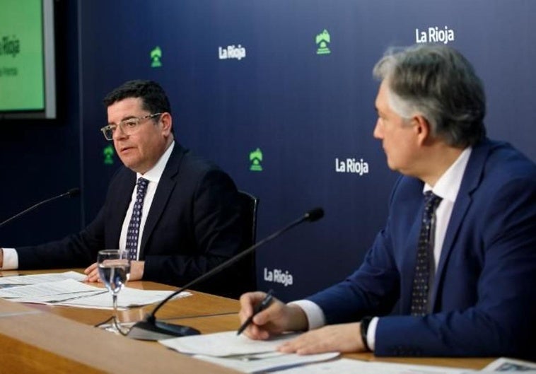 Alfonso Domínguez, durante la rueda de prensa posterior al Consejo de Gobierno.