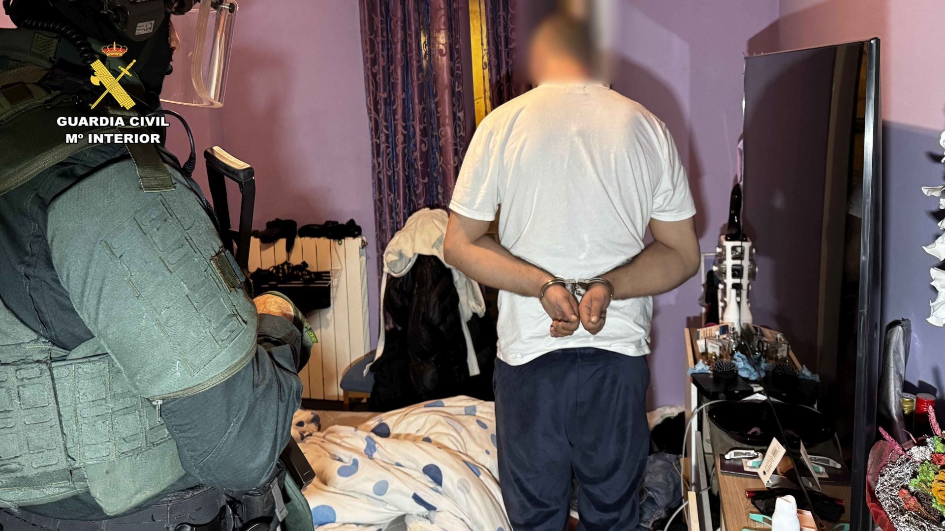 Las imágenes de la intervención de la Guardia Civil en Haro