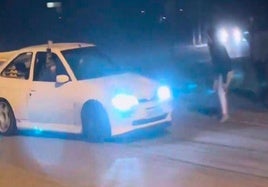 Las imágenes de la temeraria concentración de coches en Alfaro