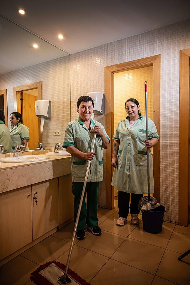 Rosana García y Silvia Afendulea