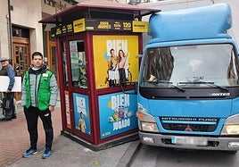 El trabajador de la ONCE no ha sufrido daño.