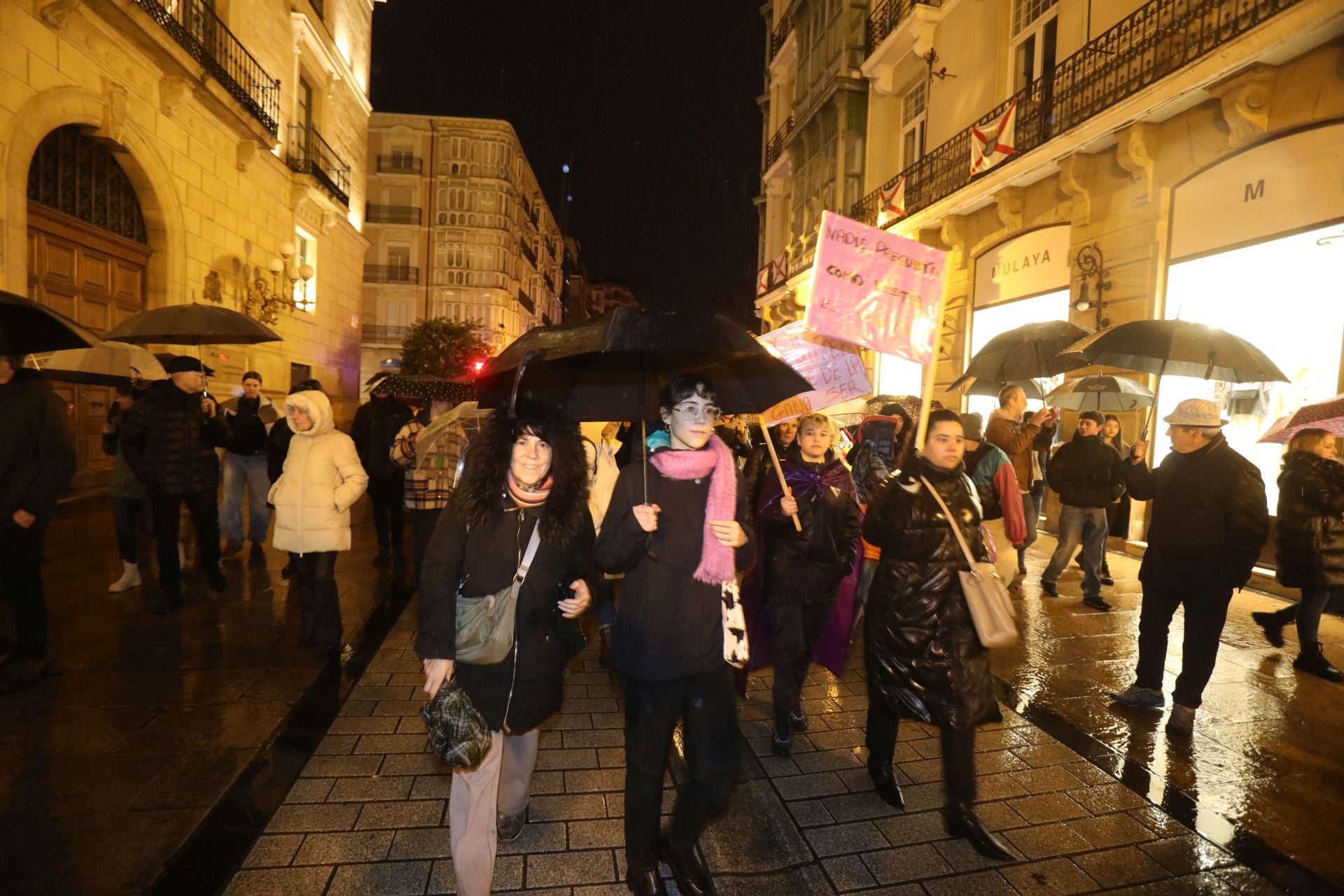 Las imágenes de la celebración del 8M en Logroño