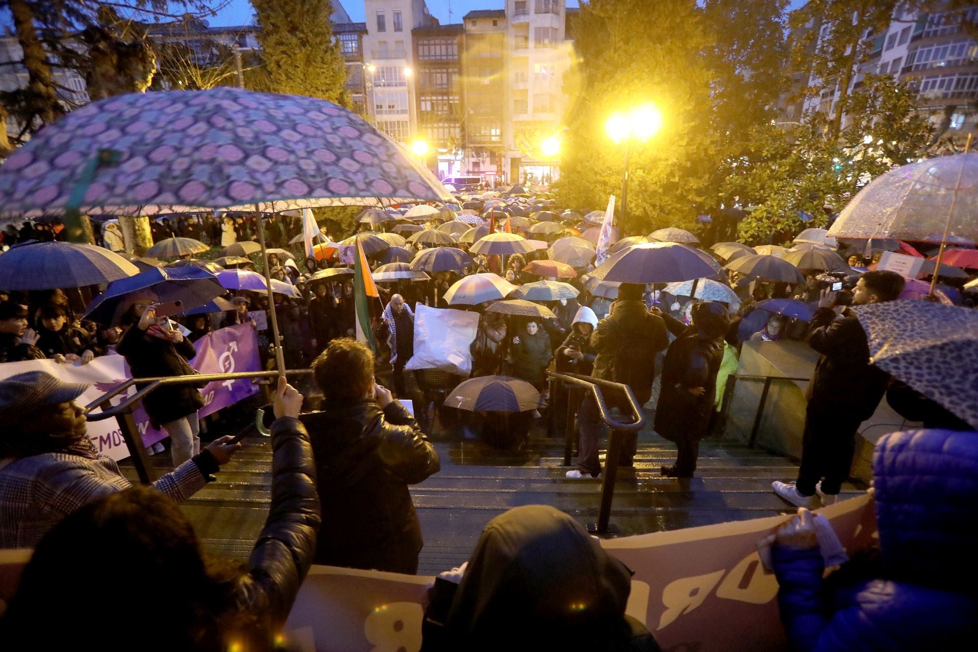 Las imágenes de la celebración del 8M en Logroño
