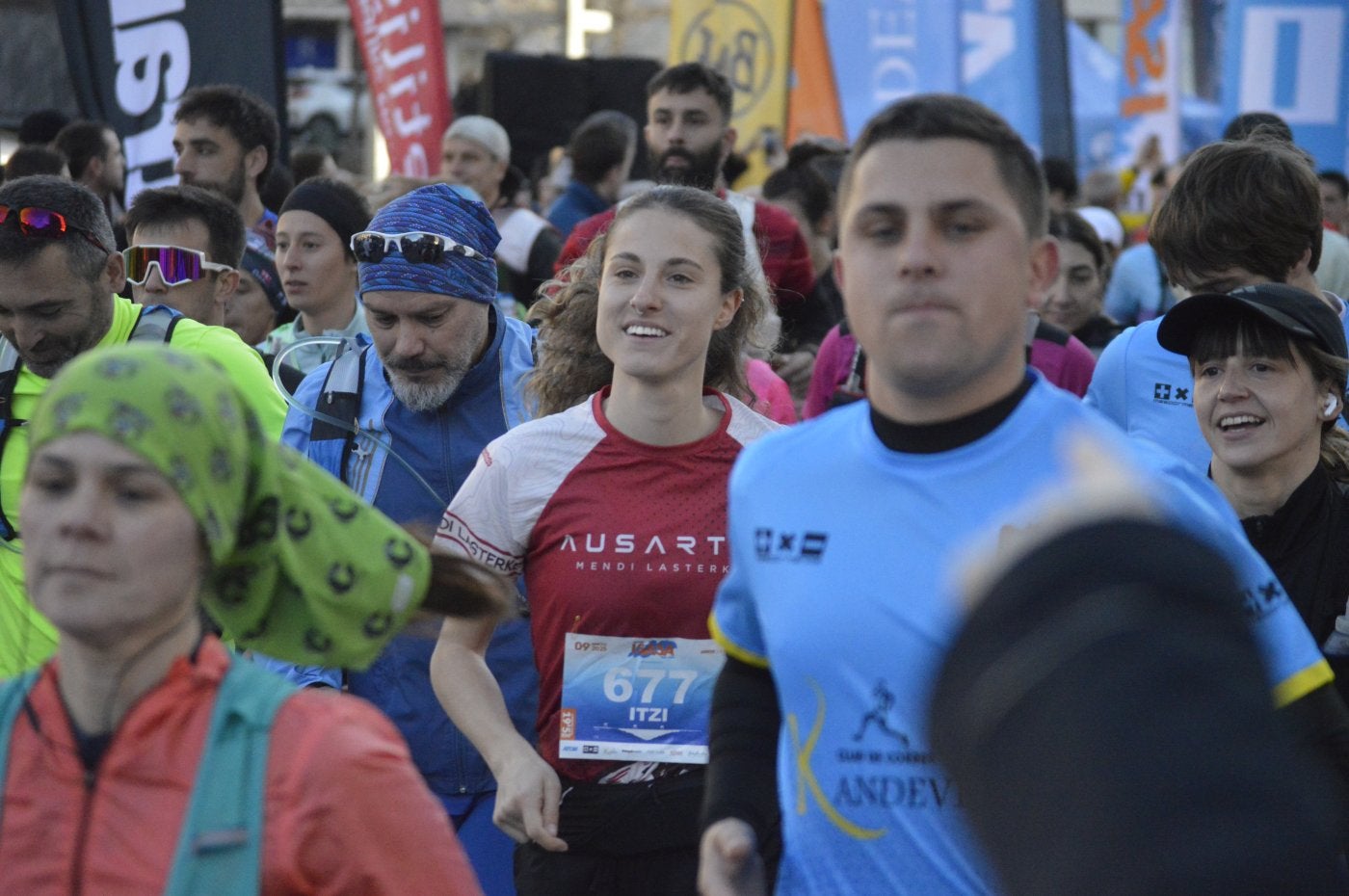 Imagen de la salida de la prueba de Peña Isasa.