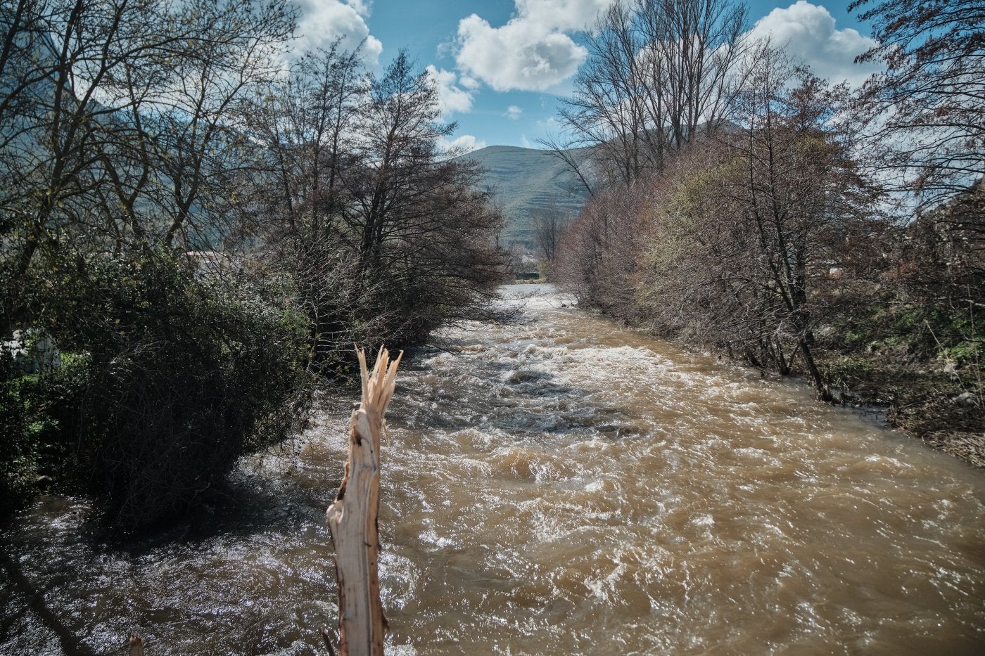 El Iregua registró el pasado fin de semana su caudal máximo desde hace dos décadas