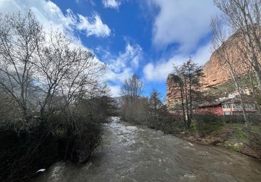 Un subidón de 18 hectómetros cúbicos que llena los embalses del Iregua