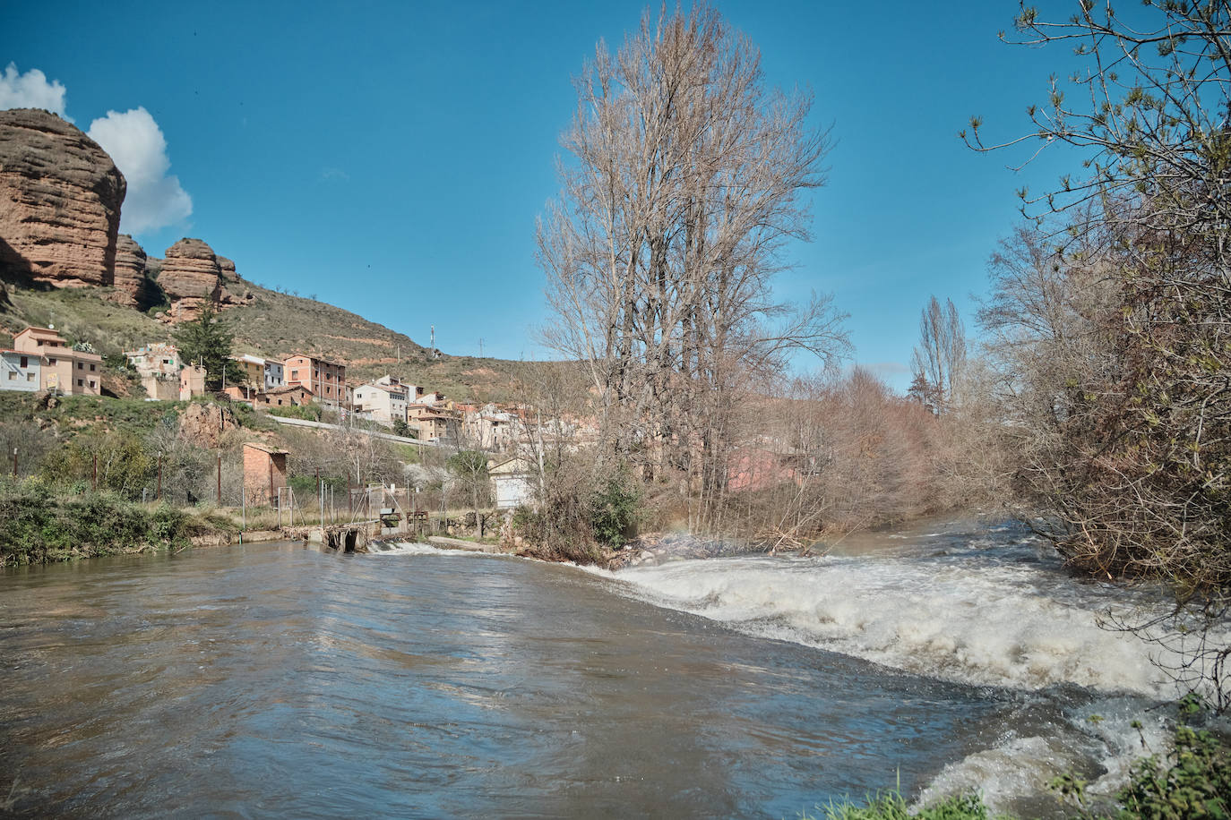 El caudal del Iregua, en máximos