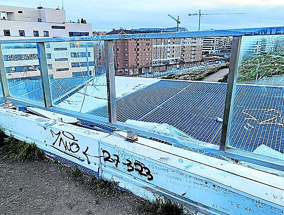 El pésimo estado de la estación de tren, hoy en La Guindilla.