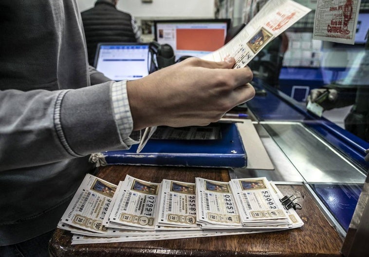 Venta de Lotería en una imagen de archivo.