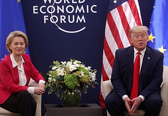 Ursula von der Leyen y Donald Trump, en una imagen de archivo.