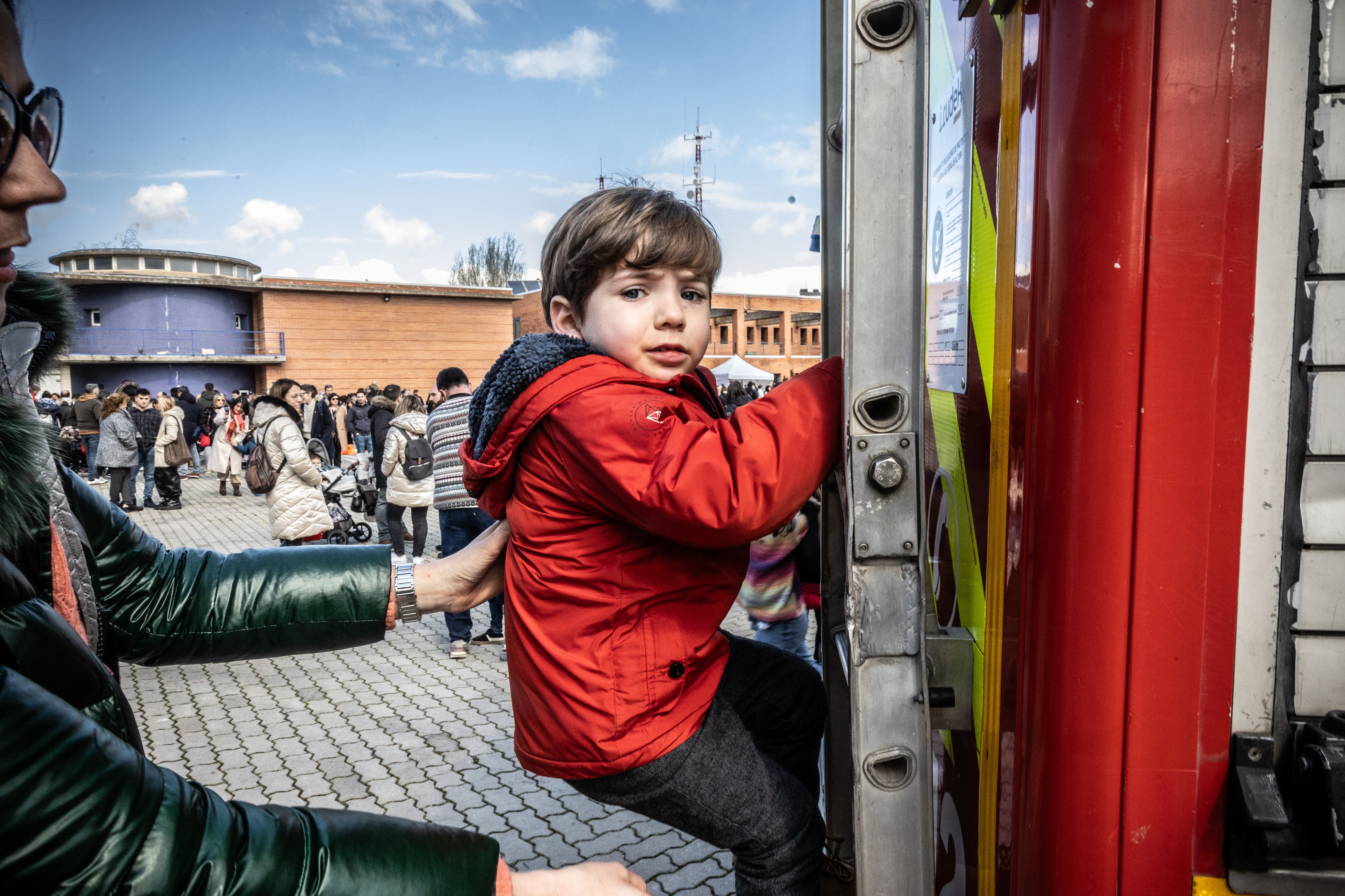 Los Bomberos de Logroño celebran su patrón con una fiesta infantil
