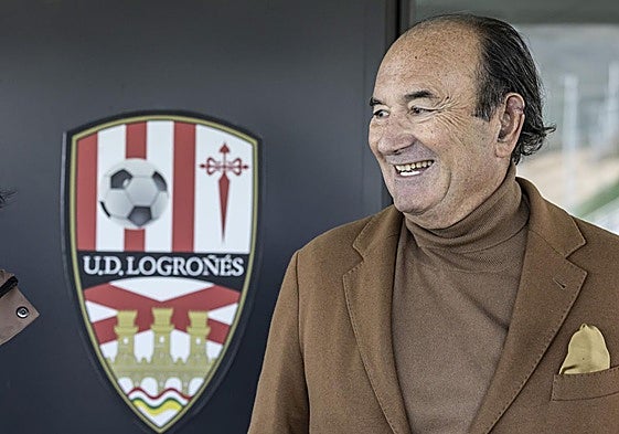 Félix Revuelta, presidente y propietario de la UD Logroñés.