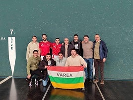 Equipo, entrenador y botillero del San Cosme.