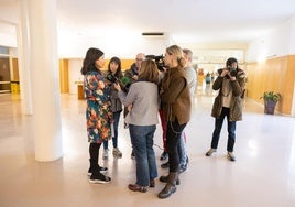 Eva Loza, protagonista en el pleno del Ayuntamiento de Logroño