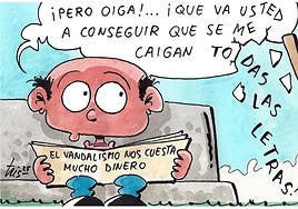 El dinero que nos cuesta el vandalismo, según Tris