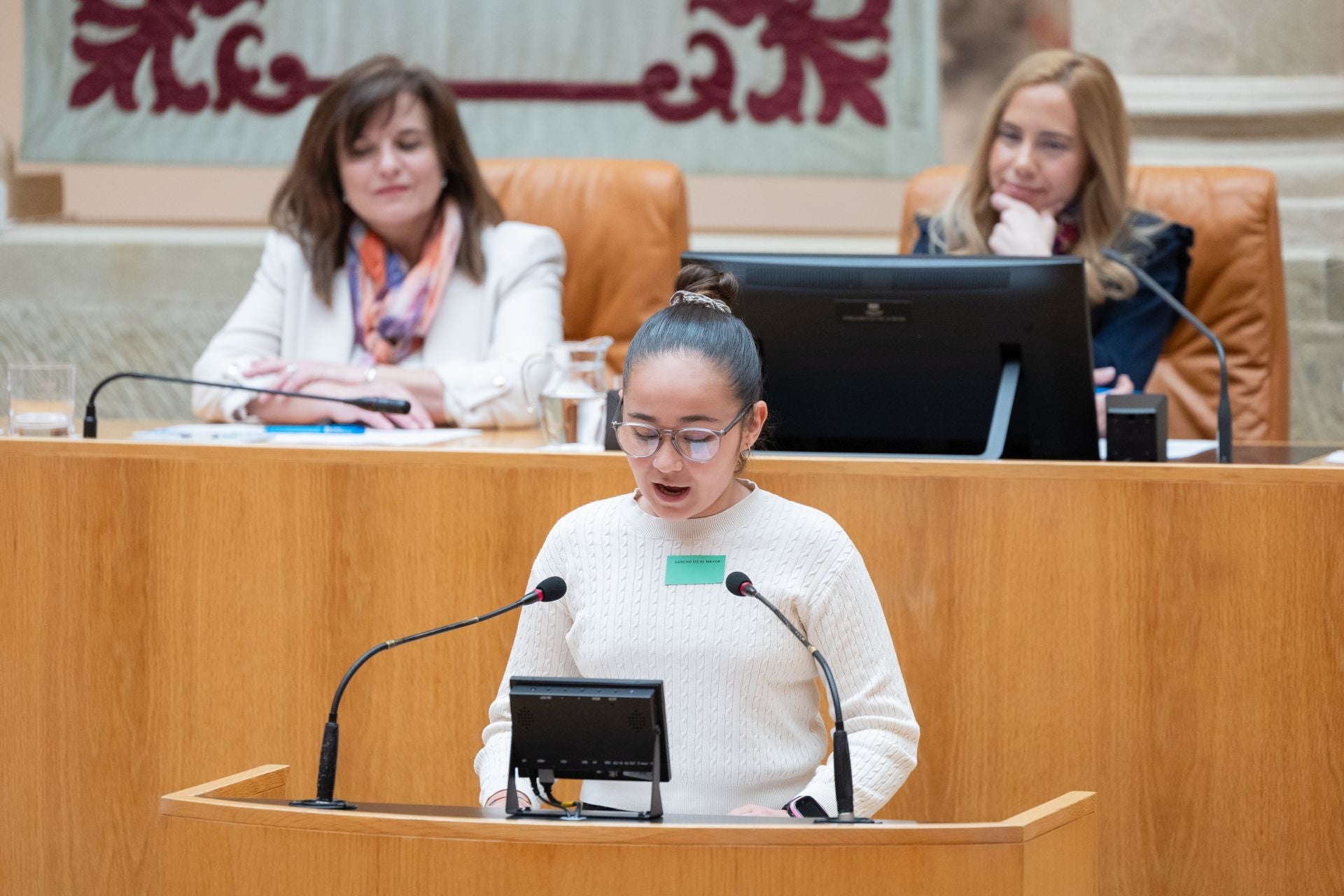 Alumnos riojanos se convierten en diputados por un día
