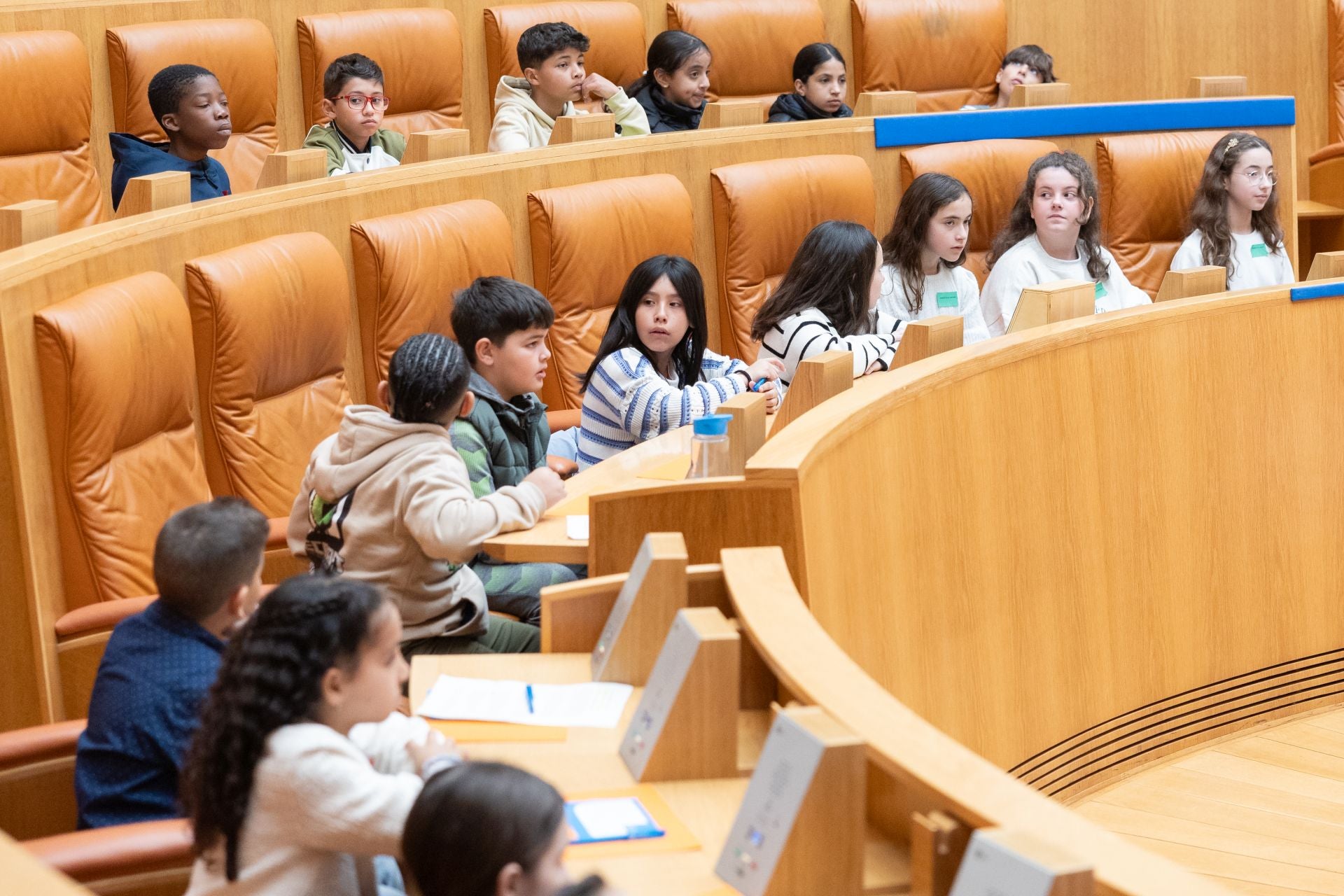 Alumnos riojanos se convierten en diputados por un día