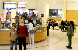 Zona del rondo del 010 en el Ayuntamiento de Logroño.
