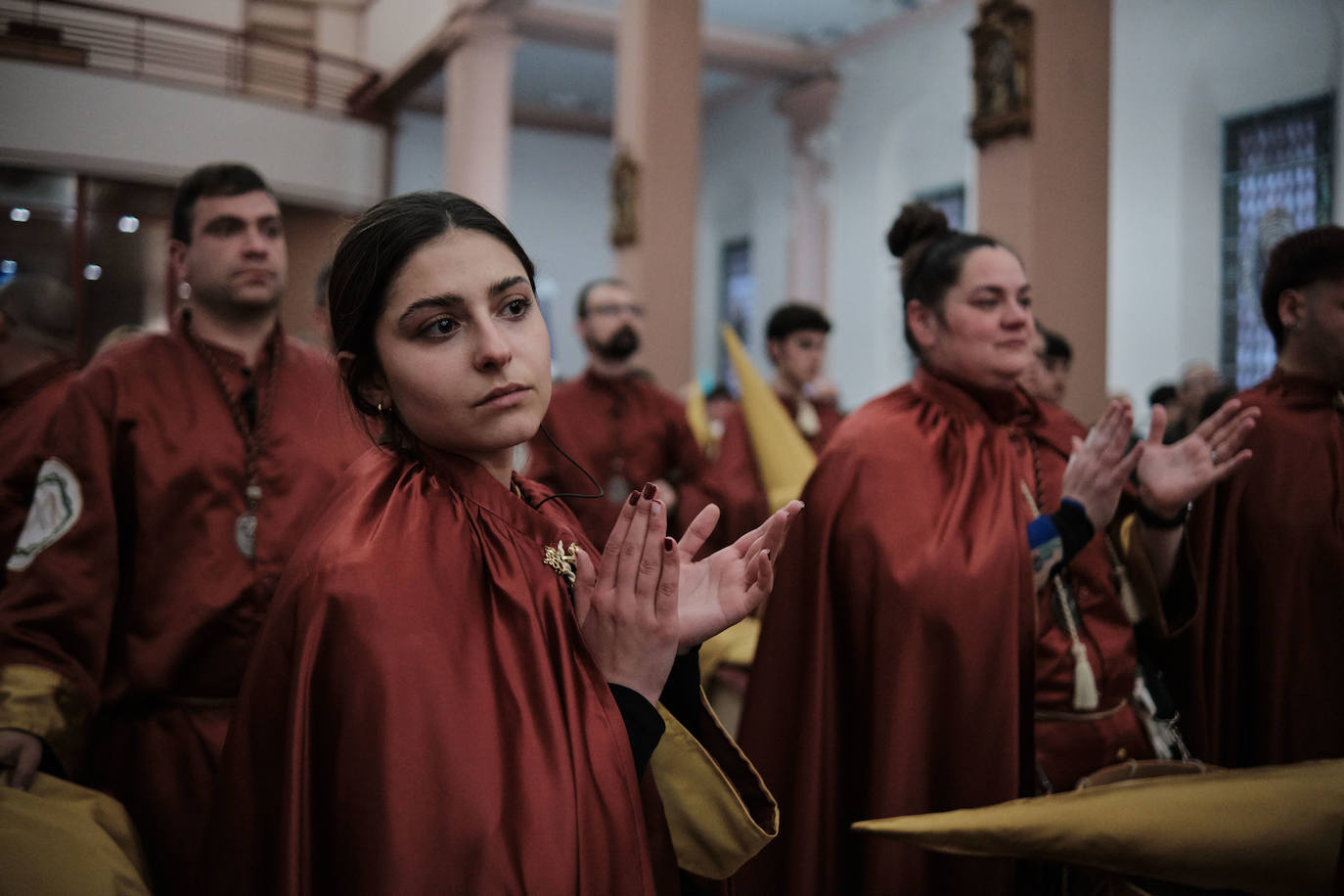 Las imágenes del vía crucis de la Flagelación