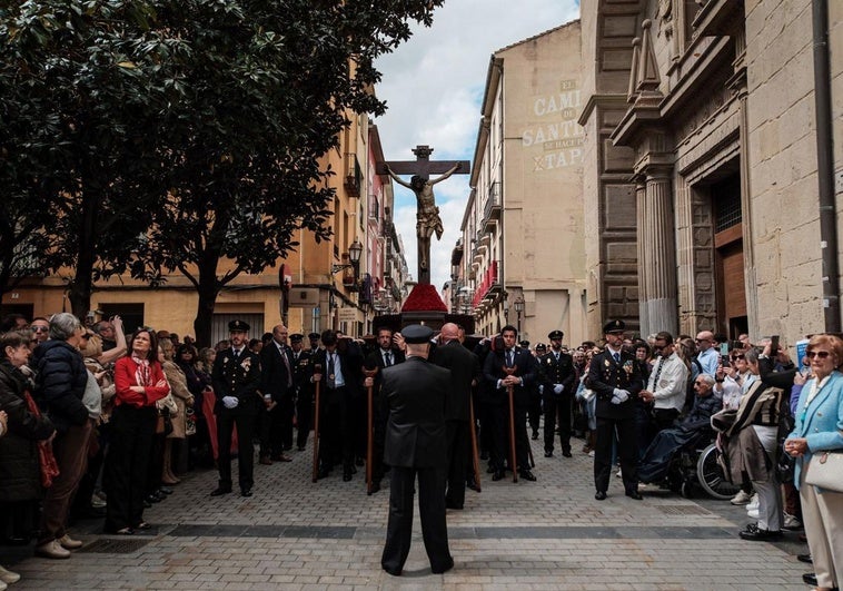 El inicio de la procesión del Santo Cristo de las Ánimas