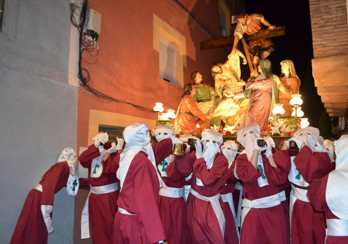 La procesión del Santo Entierro de Calahorra, en imágenes