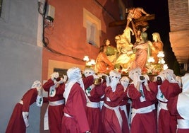 La procesión del Santo Entierro de Calahorra, en imágenes
