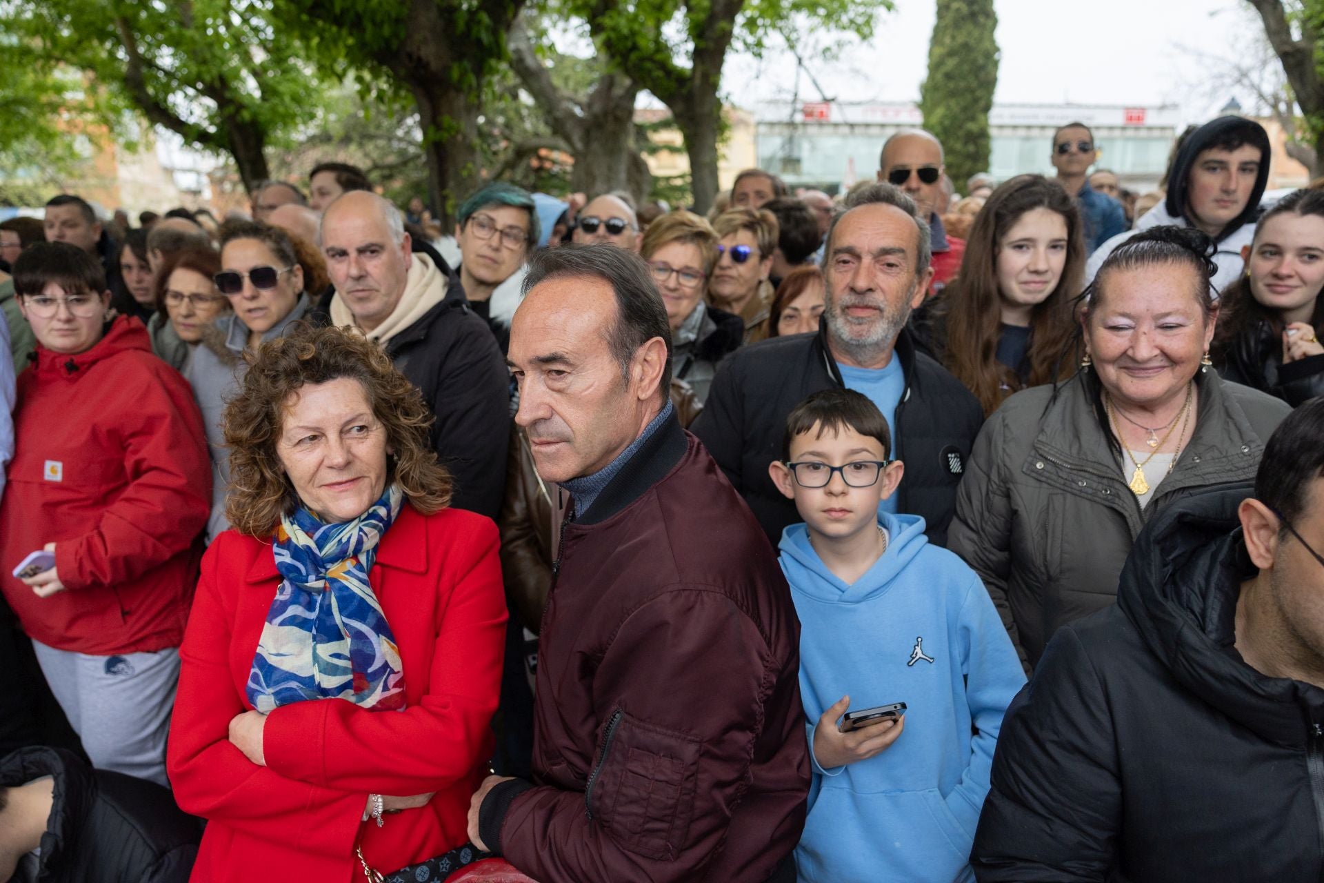 Las imágenes de la procesión de Cristo Resucitado, en Logroño