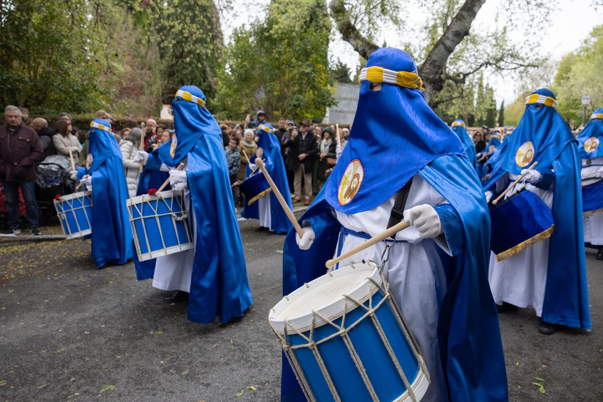 Las imágenes de la procesión de Cristo Resucitado, en Logroño