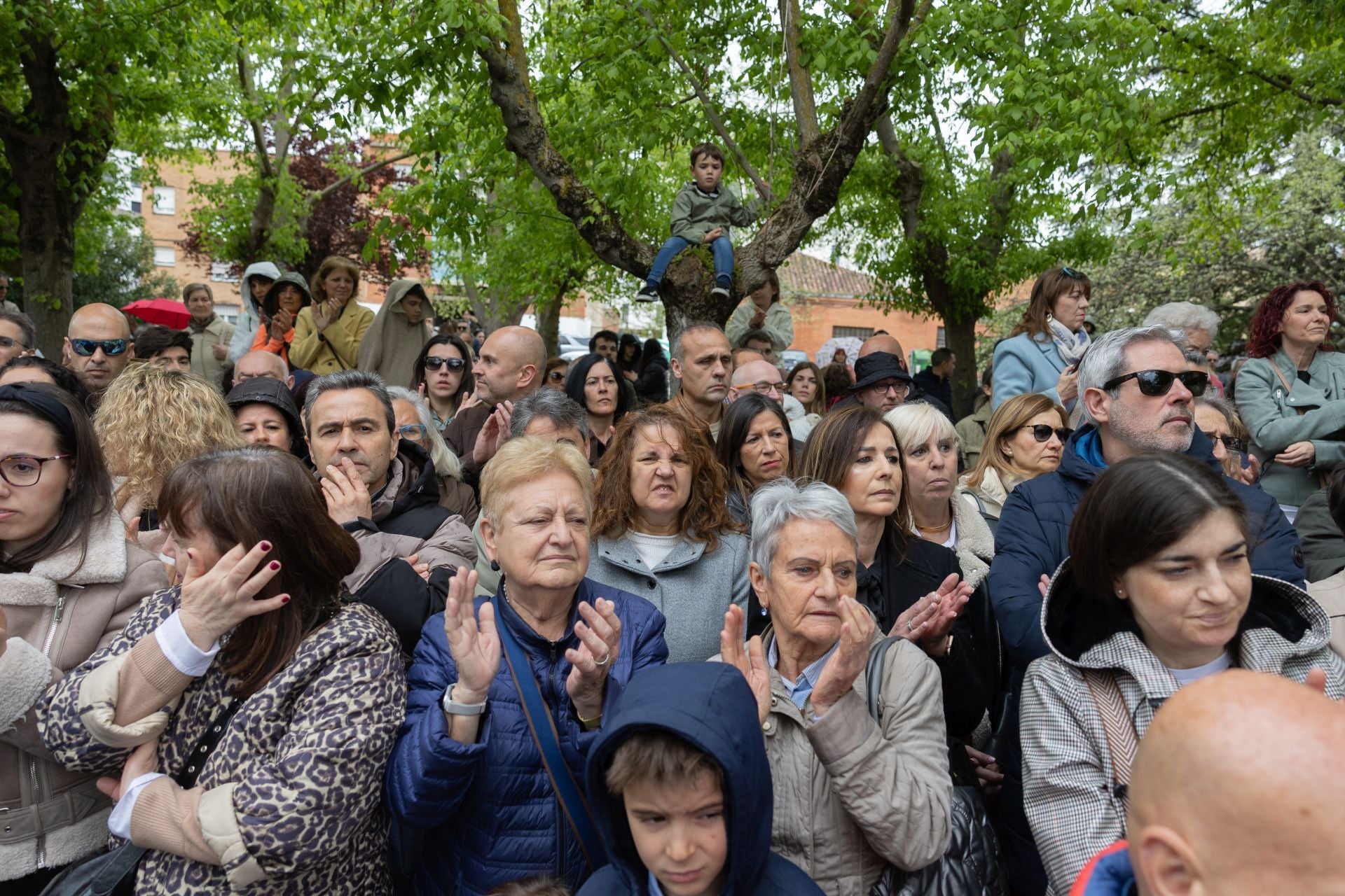 Las imágenes de la procesión de Cristo Resucitado, en Logroño