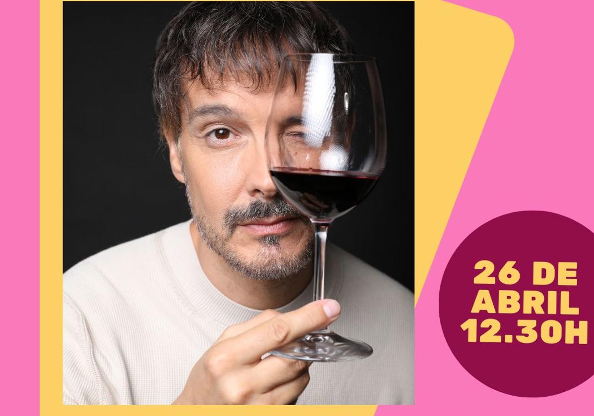 El protagonista de 'Águila Roja', David Janer, protagonista este sábado del ciclo 'Un vino con'