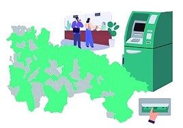 Consulta en el mapa qué tipo de sucursal bancaria hay en tu localidad