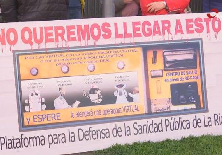 La tercera protesta por la Sanidad riojana, a ritmo de canción en Cascajos