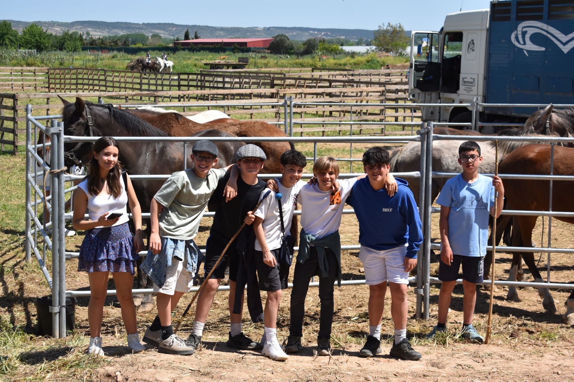 Los caballos protagonizan una mañana de ferias en Rincón de Soto