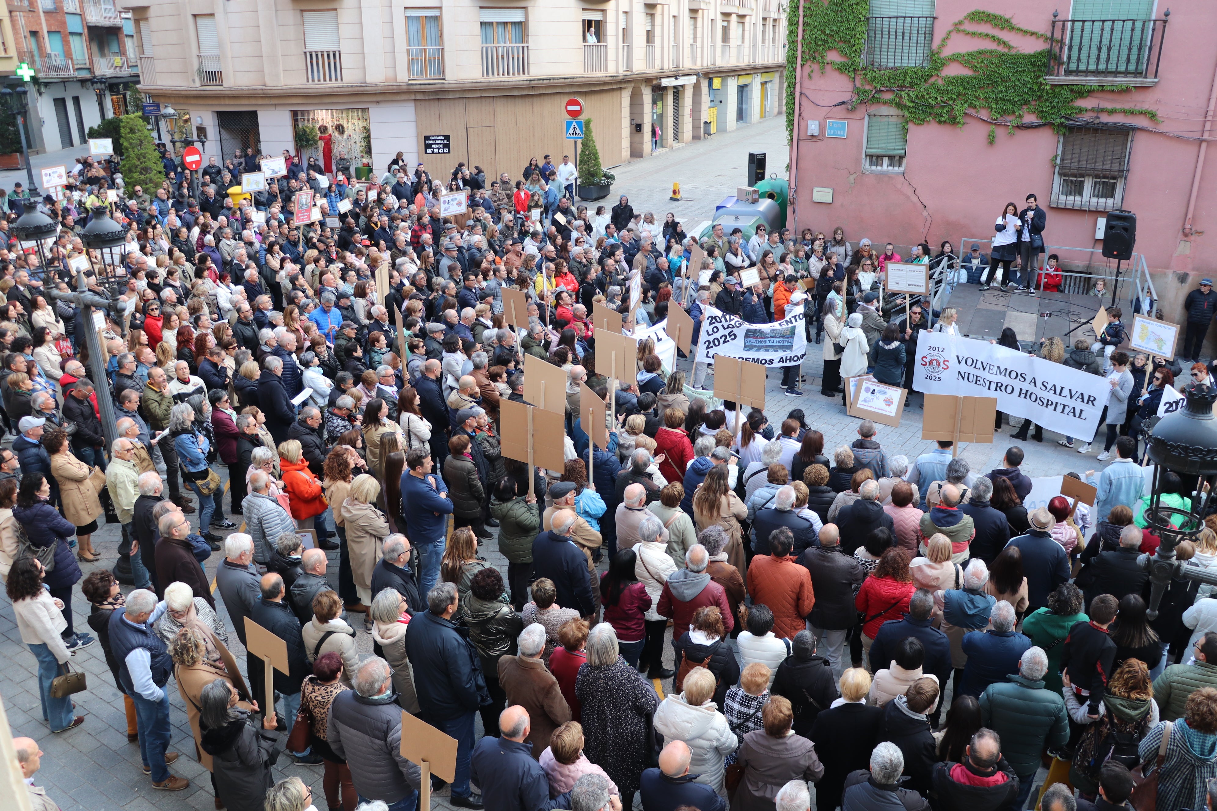 Manifestación en Arnedo por el Hospital de Calahorra