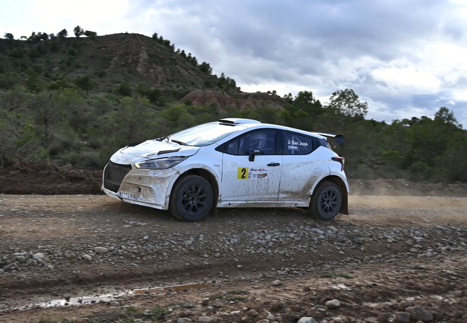 José María San José, en un momento del tramo.