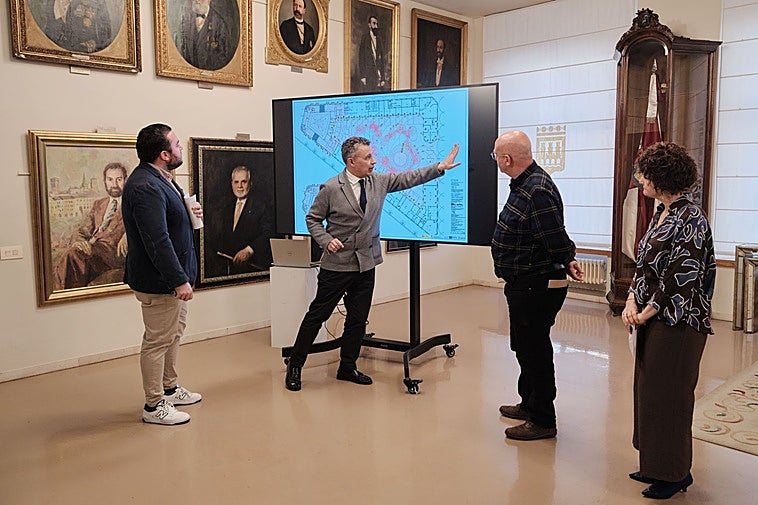 Presentación de la obra en la vieja estación de autobuses, uno de los proyectos contemplados para la inversión 2025.