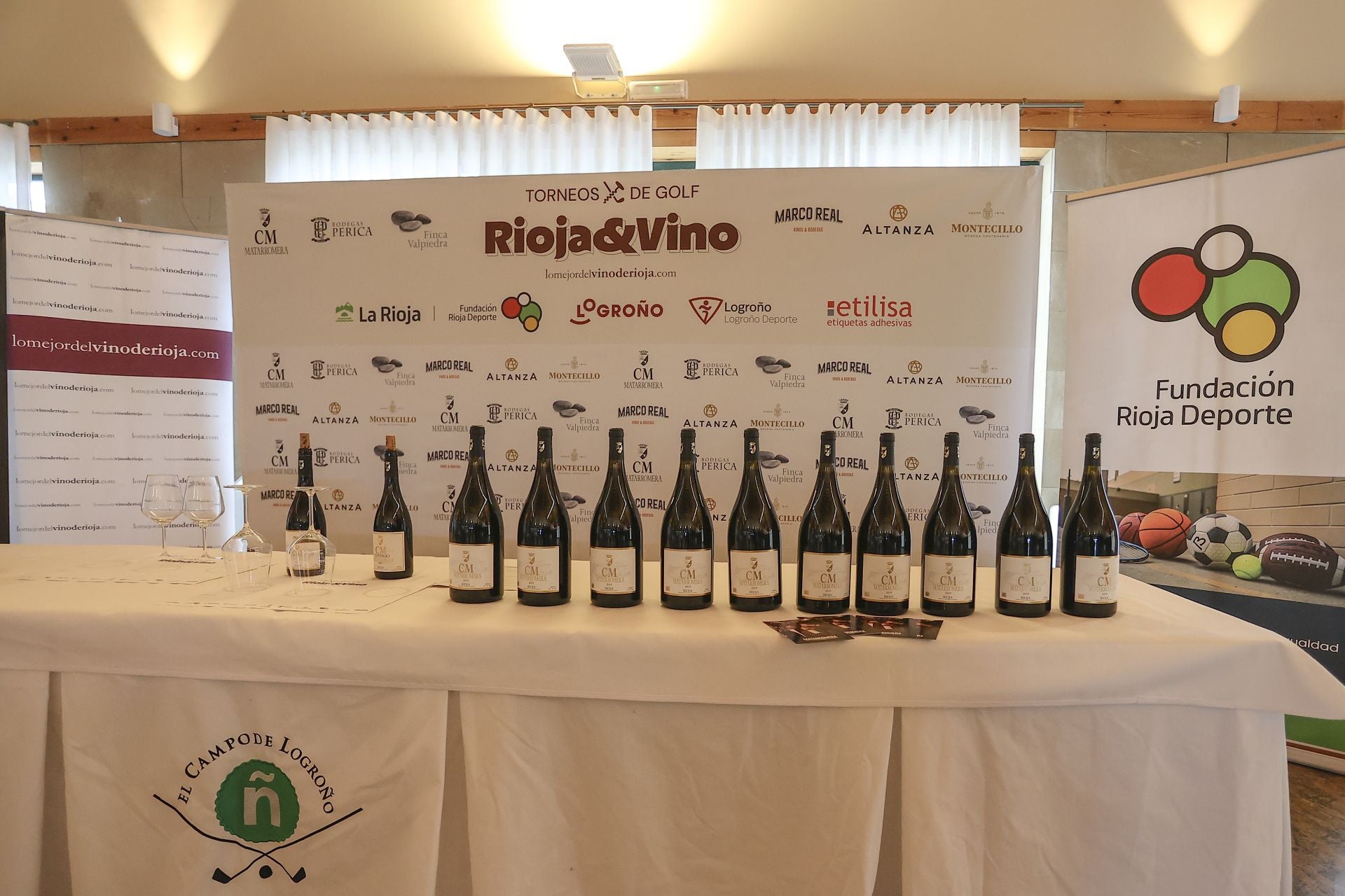 Cata y entrega de premios del Torneo Bodegas CM de Matarromera